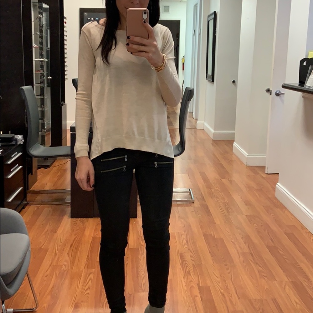 Beige club Monaco longsleeve top